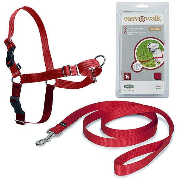 Premier Шлея-антіривок  Easy Walk для собак червона M 0.103 кг - зображення 1