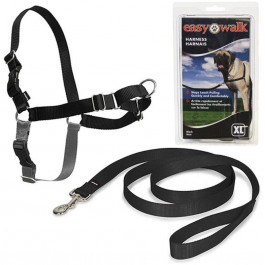 Premier Шлея  Easy Walk для собак антіривок чорна XL 0.182 кг (41521)