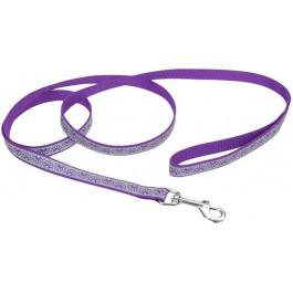 Coastal Повідець  Lazer для собак світловідбиваючий фіолетовий 1.6 смx1.2 м (44459)