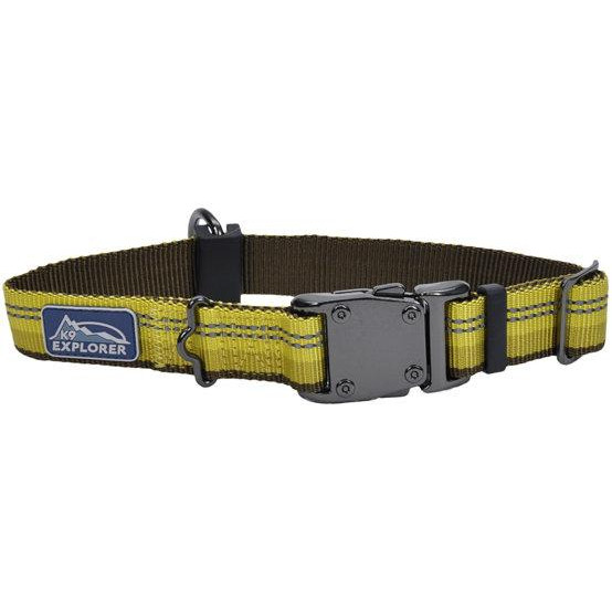 Coastal Нашийник  K9 Explorer для собак нейлон жовтий 2.5x30-45 см (44398) - зображення 1