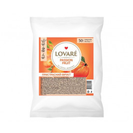 Lovare Черный чай Lovare Страстный Фрукт в пакетиках 50 шт (4820198872151)