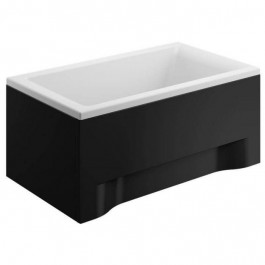 Polimat Бокова панель для ванни  70 см, чорний (00862)