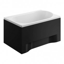 Polimat Бокова панель для ванни  70 см, чорний (00849)