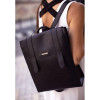 BlankNote Женская кожаная сумка-рюкзак  Blackwood BN-BAG-29-bw Графит - зображення 8