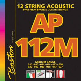 Boston Acoustics Струны для акустической гитары AP-112-M