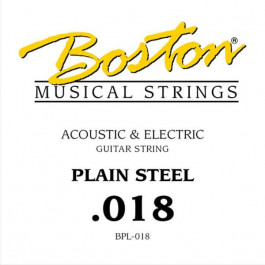 Boston Acoustics Струна для акустической или электрогитары Boston BPL-018