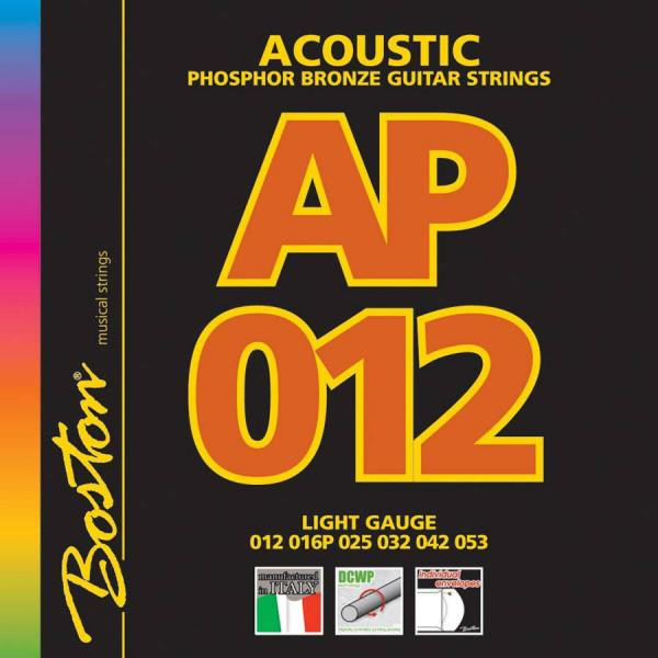 Boston Acoustics Струны для акустической гитары Boston AP-12 - зображення 1