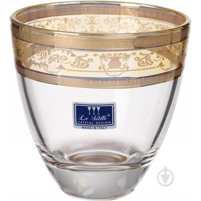 Vema Набор стаканов низких Ludovica Melania Gold 365 мл 6 шт. (99001918) - зображення 1