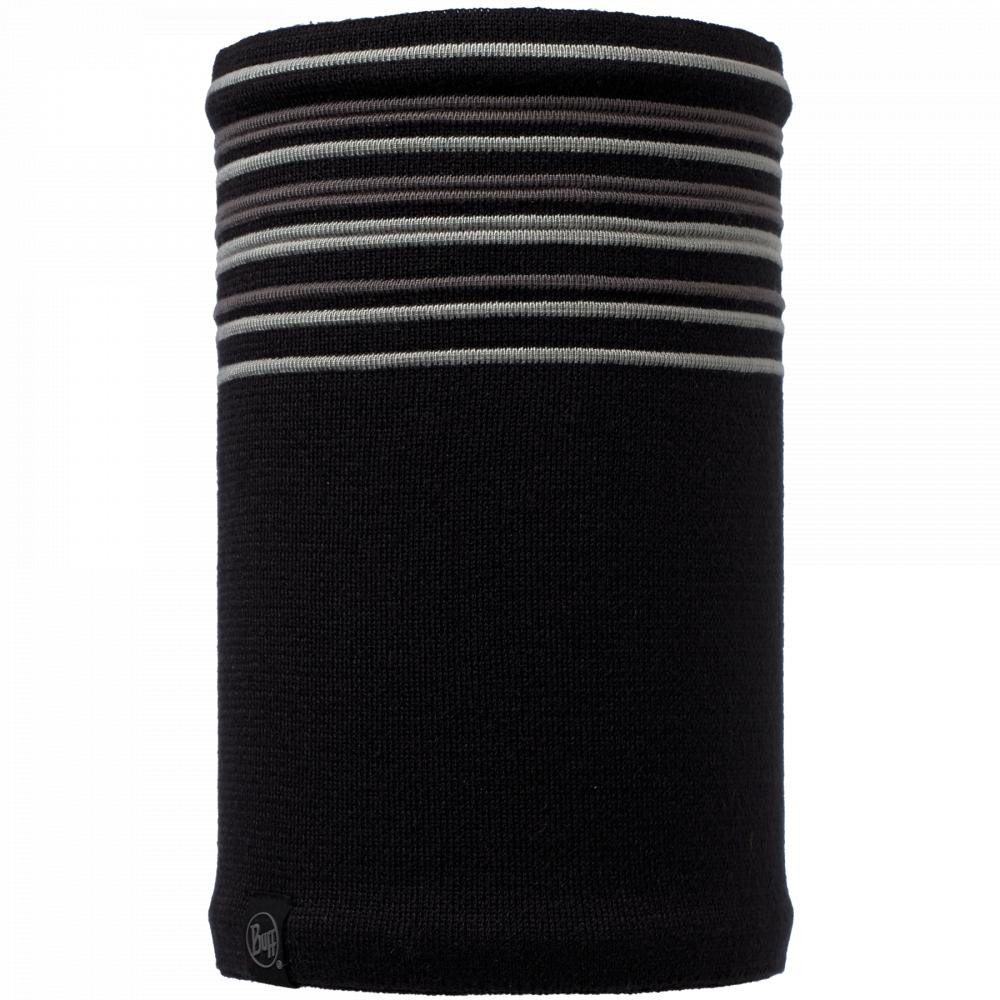 Buff Шарф-труба  Knitted & Polar Neckwarmer Stowe, Black (BU 113348.999.10.00) - зображення 1