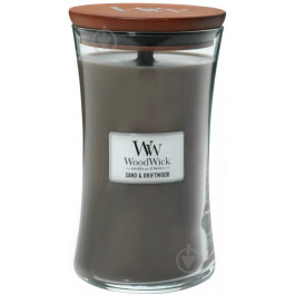   WoodWick Свічка ароматична Large Sand & Driftwood 609 г (5038581054759)