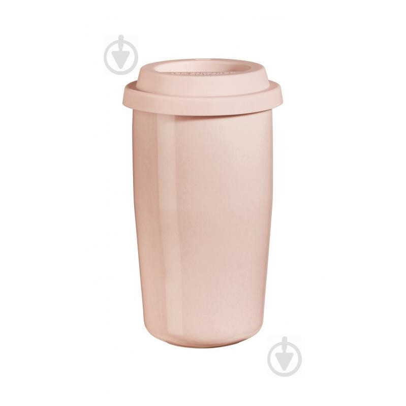 ASA Selection Чашка с крышкой Cup & Go 350 мл розовая 34712024 - зображення 1