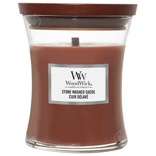 WoodWick Stone Washed Suede парфумована свічка 1.35 G (5038581103259) - зображення 1