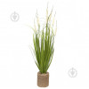 Devilon Растение искусственное Рогоз с травой в горшке 78 см белого цвета (5102681130368) - зображення 1