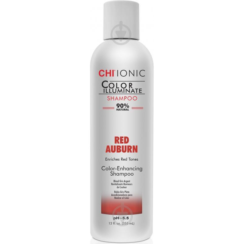 CHI Шампунь  Ionic Color Illuminate Shampoo Red Auburn 355 мл (CHICIARS12) - зображення 1