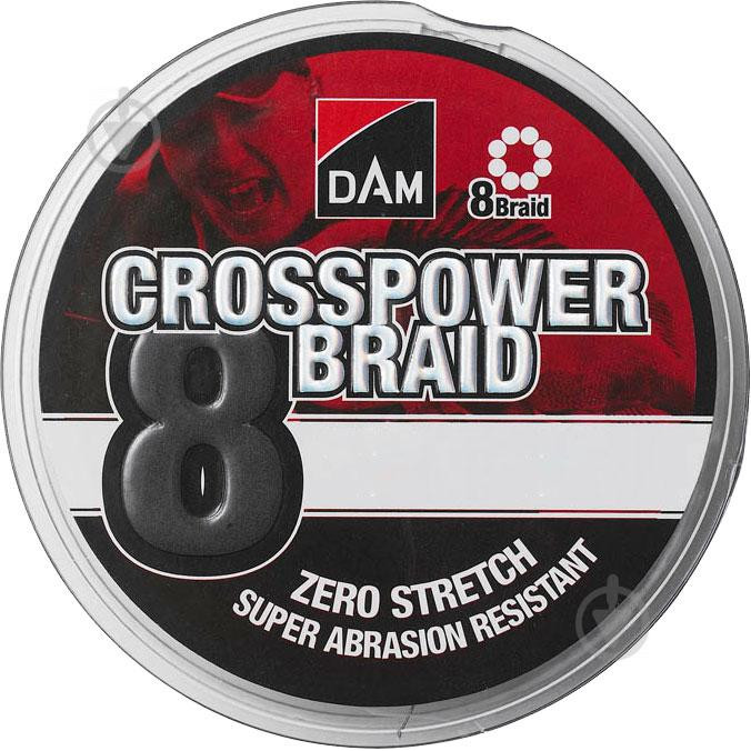 DAM Crosspower 8-Braid / Dark Grey / 0.13mm 150m 7.2kg (66587) - зображення 1