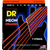 DR NOE7-9 Hi-Def Neon Orange K3 Coated Light 7-String Electric Guitar 9/52 - зображення 1