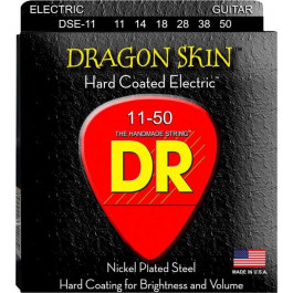 DR DSE-11 Dragon Skin K3 Coated Electric Guitar Strings 11/50