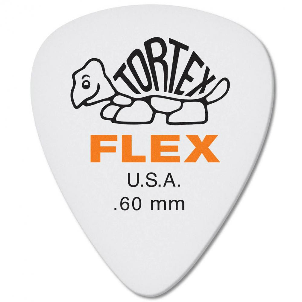 Dunlop Медиатор  4280 Tortex Flex Standard Guitar Pick 0.60 mm (1 шт.) - зображення 1