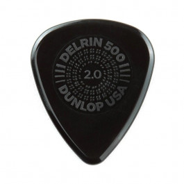   Dunlop Медиатор  4500 Prim Grip Delrin 500 Guitar Pick 2.0 mm (1 шт.)