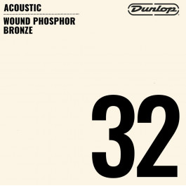 Dunlop Струна DAP32 Wound Phosphor Bronze Acoustic String .032