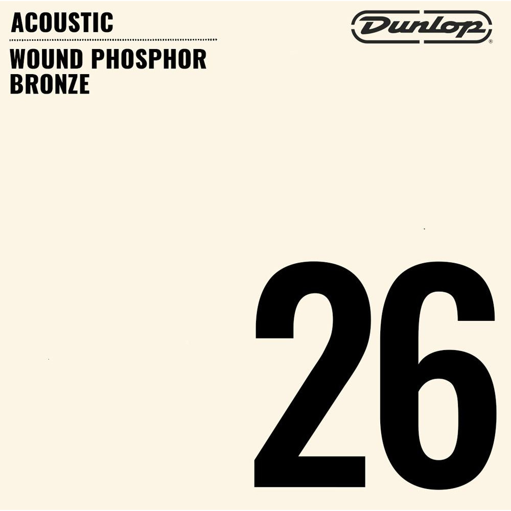 Dunlop Струна DAP26 Wound Phosphor Bronze Acoustic String .026 - зображення 1