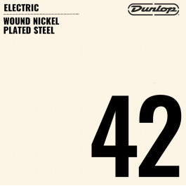 Dunlop Струна DEN42 Wound Nickel Plated Steel Electric String .042