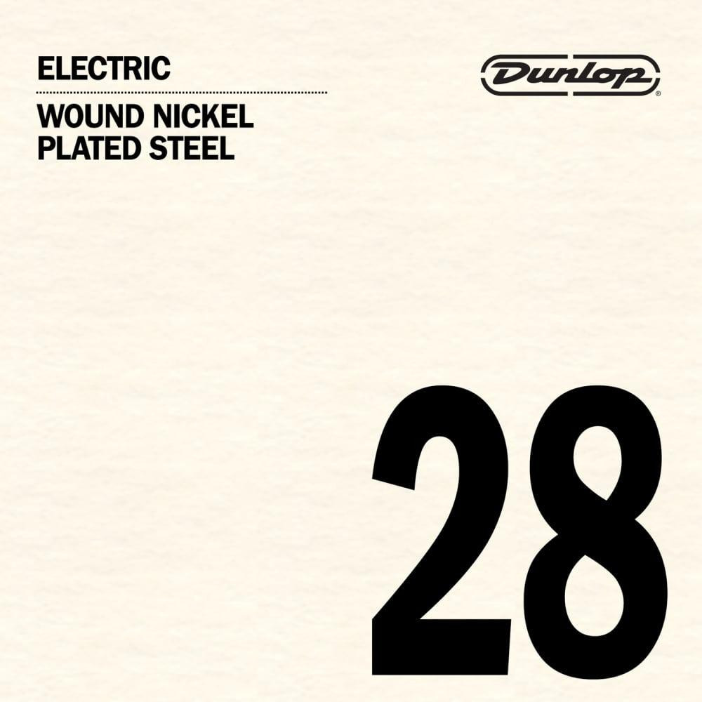 Dunlop Струна DEN28 Wound Nickel Plated Steel Electric String .028 - зображення 1