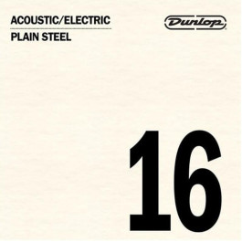 Dunlop Струна DPS16 Acoustic Electric Plain Steel String .016