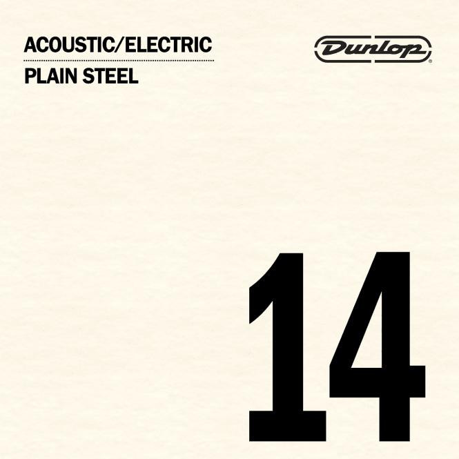 Dunlop Струна DPS14 Acoustic Electric Plain Steel String .014 - зображення 1