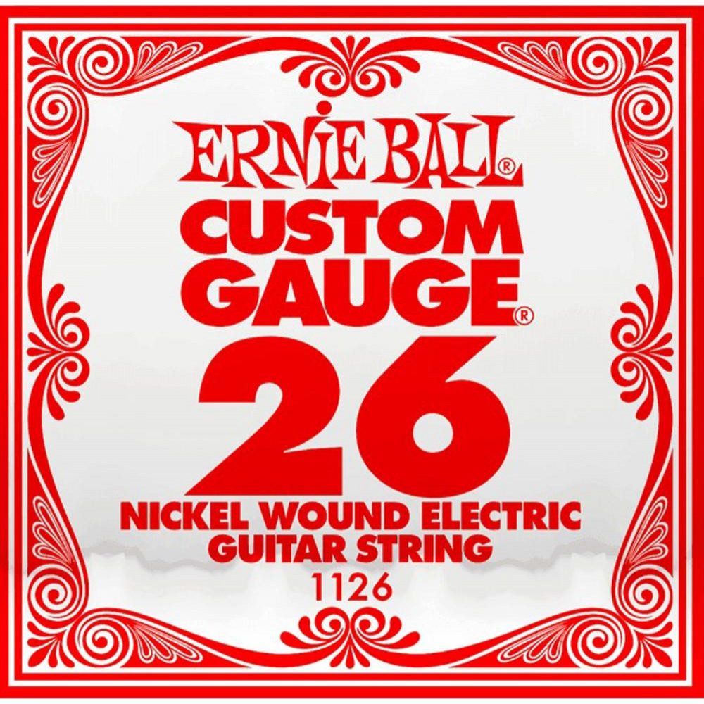 Ernie Ball Струна 1126 Nickel Wound Electric Guitar String .026 - зображення 1