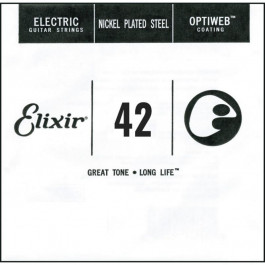   Elixir Струна 16242 Optiweb Nickel Plated Steel Electric .042