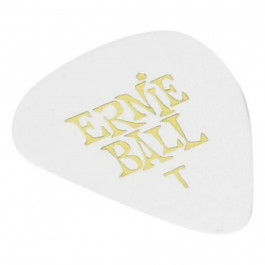   Ernie Ball Медиатор  9101 Thin White Guitar Pick 0.46 mm (1 шт.)