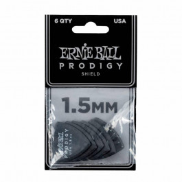 Ernie Ball Медиаторы  9331 Black Shield Prodigy Picks 6-Pack 1.5 mm (6 шт.)