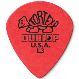 Dunlop Медиатор  4720-L3 Tortex Jazz III Guitar Pick L3 (1 шт.)