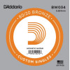 D'Addario Струна BW034 80/20 Bronze .034 - зображення 1