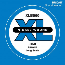 D'Addario Струна D'Addario XLB060 XL Nickel Round Wound Long Scale .060