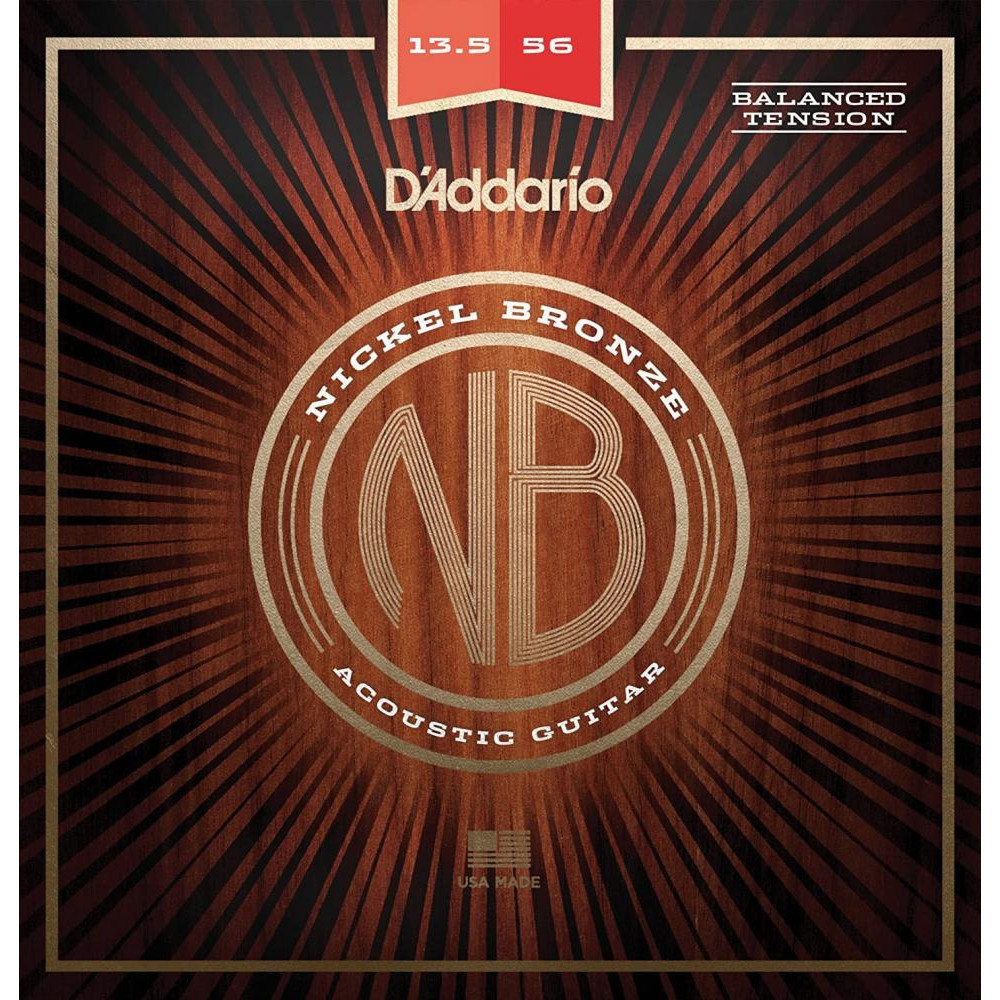D'Addario Комплект струн для акустической гитары NB13556BT - зображення 1