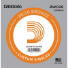D'Addario Струна BW020 80/20 Bronze .020 - зображення 1