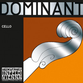 Thomastik Струна  145 Dominant Synthetic Core Chrome Wound 4/4 Cello C String Medium Tension