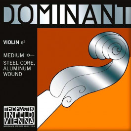 Thomastik Струна  130 3/4 Dominant Steel Core Aluminum Wound 3/4 Violin E2 String Medium Tension