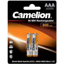 Camelion AAA 600mAh NiMH 2шт (NH-AAA600BP2)