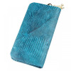 CANPELLINI Кошелек женский кожаный с тиснением  18966 синий - зображення 2