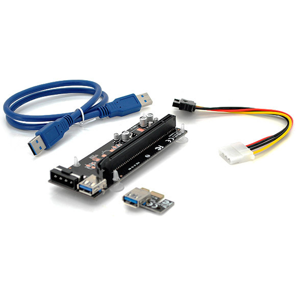 Voltronic VOLTRONIC PCI-EX x1-x16 4-pin MOLEX SATA-4Pin USB 3.0 AM-AM - зображення 1
