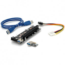 Voltronic Power VOLTRONIC PCI-EX x1-x16 4-pin MOLEX SATA-4Pin USB 3.0 AM-AM