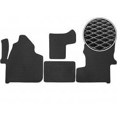 Kinetic Коврики в салон передние для Volkswagen Crafter '06-16 EVA-полимерные черные (knt1895) - зображення 1