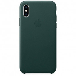 Apple iPhone XS Leather Case - Forest Green (MTER2)