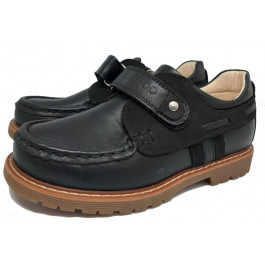 Ortop Ортопедические туфли для мальчиков, с супинатором  103 Black (кожа), размер 30