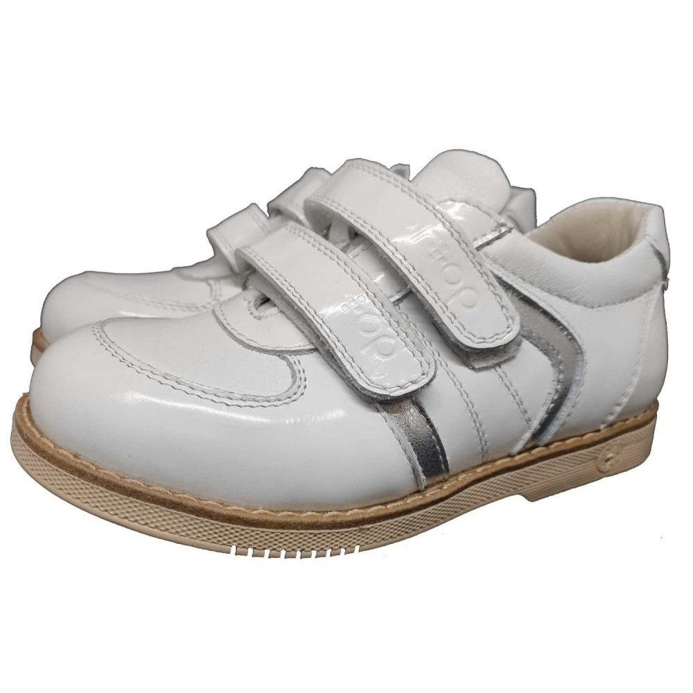 Ortop Ортопедические туфли для девочки, с супинатором белые 101 White, размер 28 - зображення 1