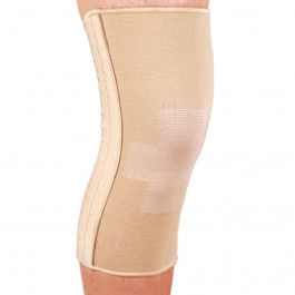 Ortop Эластичный бандаж на колено со спиральными ребрами ES-719, размер M