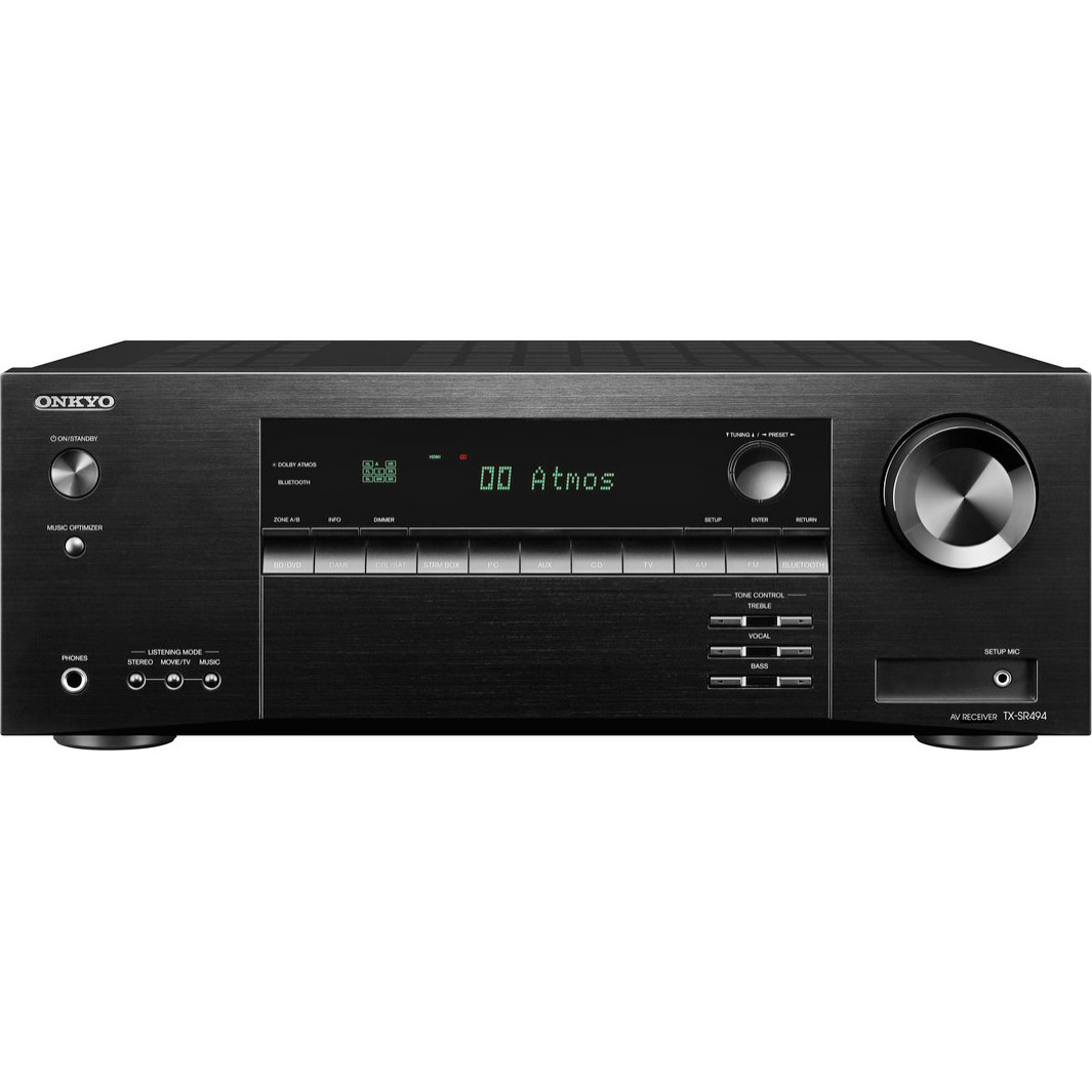 Onkyo TX-SR494 Black - зображення 1